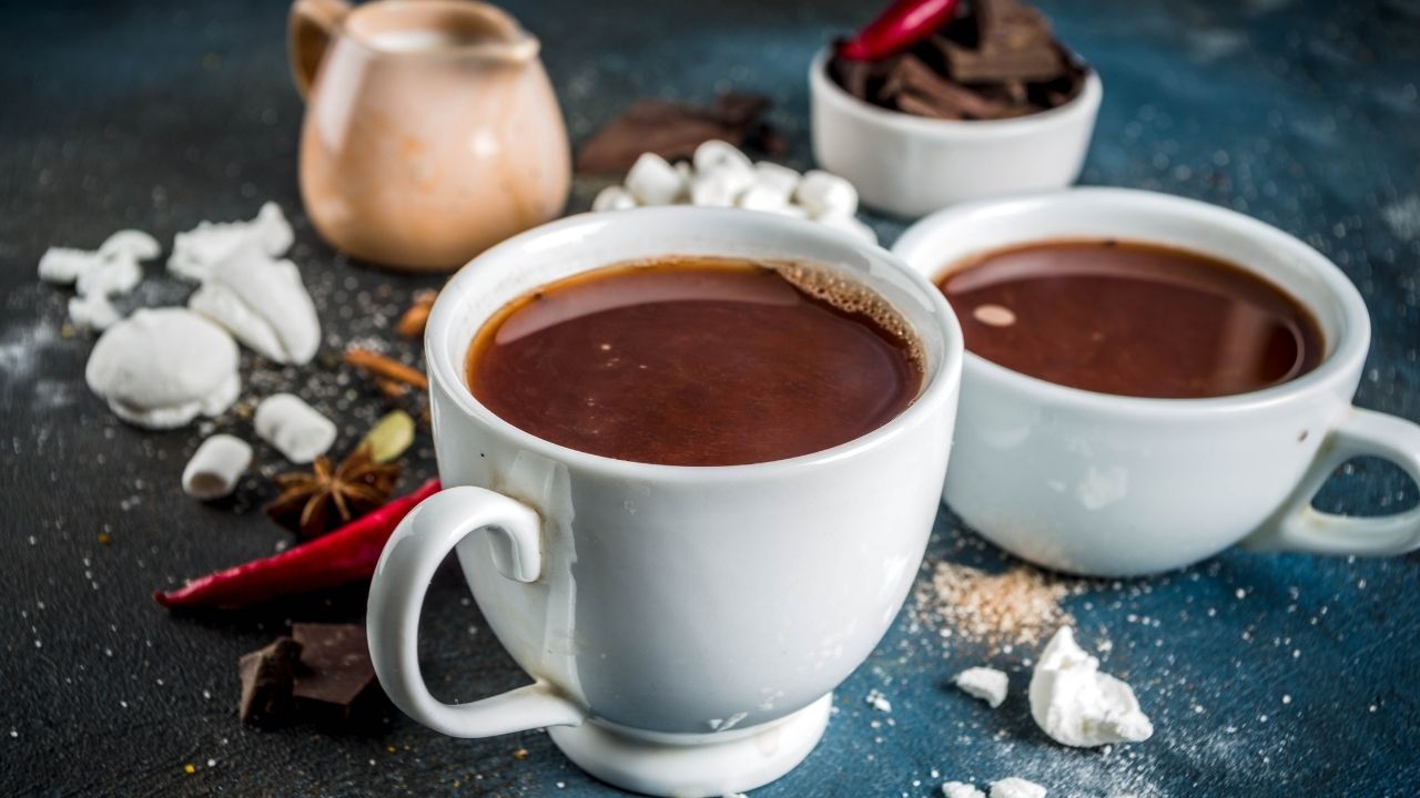 receitas fáceis de chocolate quente