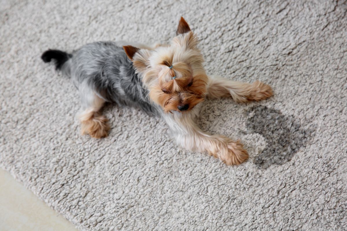 Como tirar cheiro de urina do cachorro do tapete? — Foto: Canva Pró