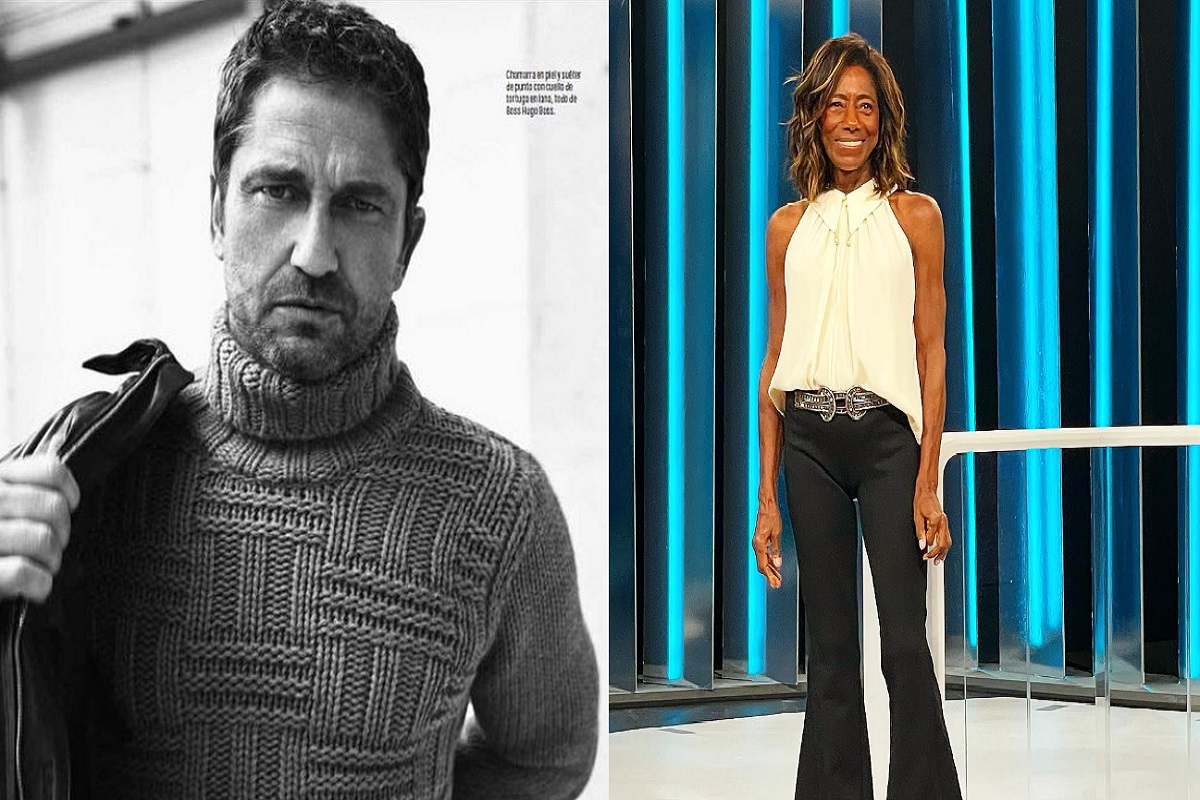 Gloria Maria e Gerard Buttler - Reprodução Instagram